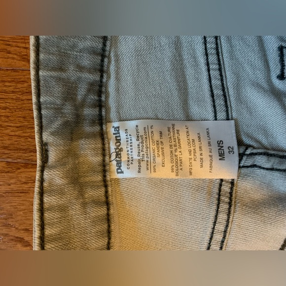 Men’s Patagonia Grey/Gray Jeans (32 waist x 30 length) - Picture 2 of 2